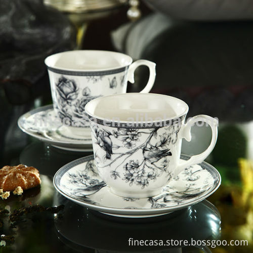 250CC Elegant Tea Cup and Saucer Wholesale